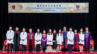 White Coat donning ceremony for CU Medicine medical freshmen 