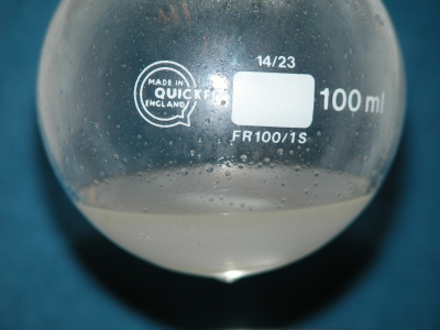 image: Cooling the reaction mixture to room temperature