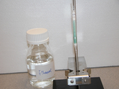 image: Sample result: 95% Ethanol.