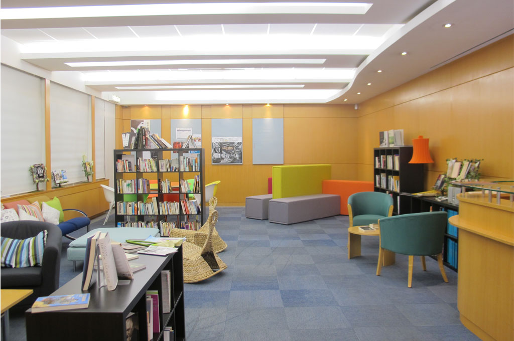 The picture shows a corner of the IBS Centre.