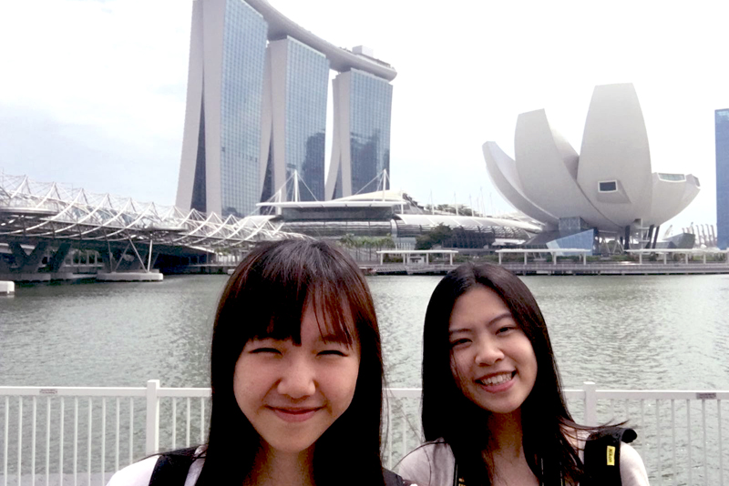 19-20 Visiting Marina Bay with another exchange student