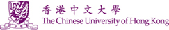 CUHK horizontal signature in purple color