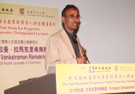 Lecture by Professor Venkatraman Ramakrishnan on “How do Antibiotics Block the Protein Factory of Pathogenic Bacteria?” 