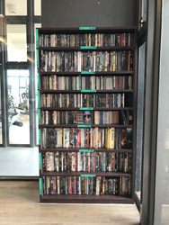 Hostel Facilities TV Room CD collection 2017