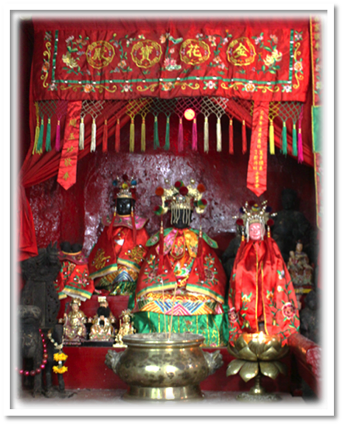 inside temple