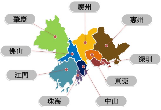 guangdong map