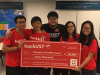 CUHK Team Won the Champion in the HackUST 2017