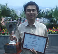 Dr. Haiqin Yang Received First Prize in the IEEE Hong Kong Section PG Student Paper Contest