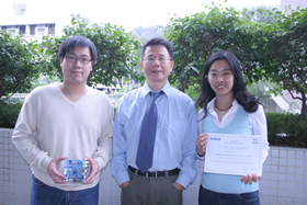 L. Zhou, WC Tang, and David Y.L. Wu Received the Celoxica Best Paper Award of International South Programmable Logic Conference