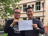 Mr. NG Chak Sing Won the Best Paper Award in PDP2015