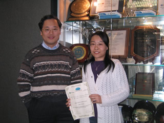 Scientists of the Department Won the Best Paper Award in the 8th Pacific Rim International Workshop on Multi-Agents, PRIMA 2005