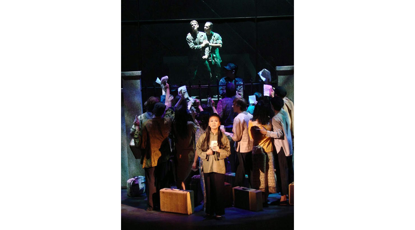 Fiona plays Kim in <em>Miss Saigon</em> <em>(photo courtesy of the interviewee)</em>