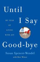 Until I say good-bye