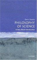 Philosophy of science: a very short introduction