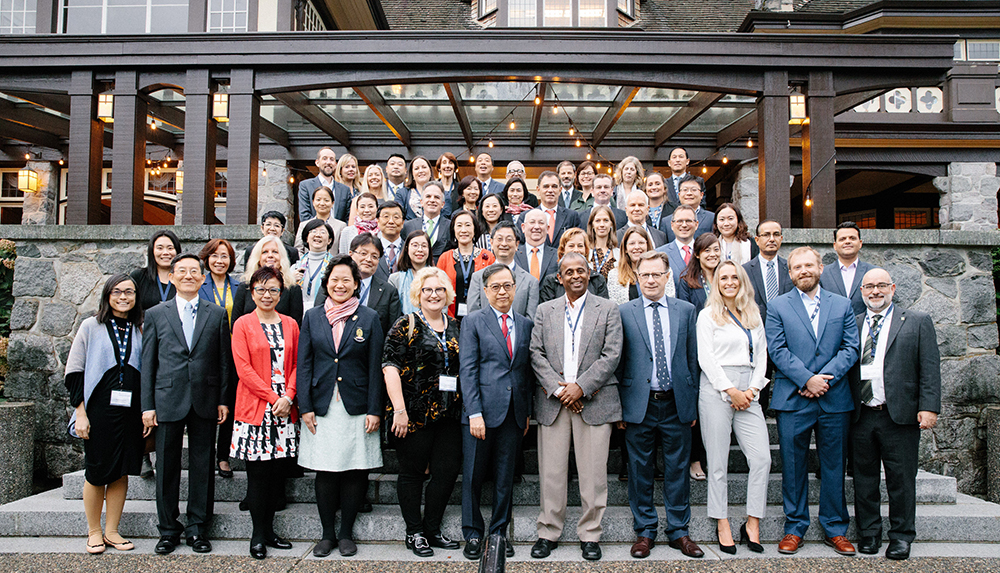 A group photo of the participants of the APRU Senior International Leaders’ Meeting.