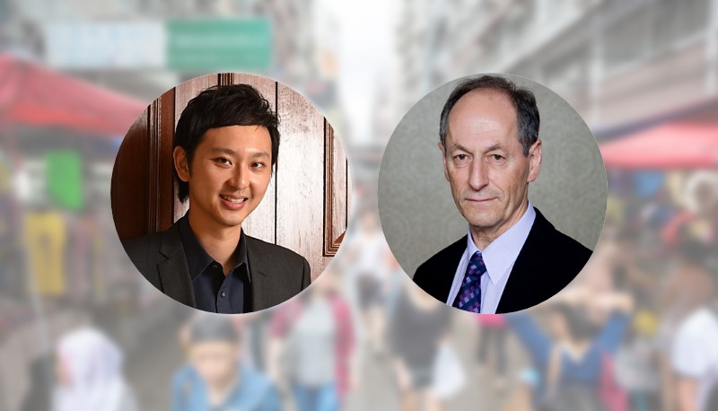 Professor Roger Chung and Professor Sir Michael Marmot