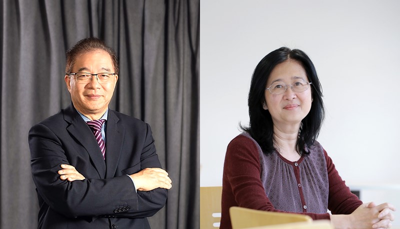 Two projects led by Professor Ling Qin (left) and Professor Nathalie Wong (right) are granted over US$18 million in the Areas of Excellence Scheme of the Hong Kong UGC.