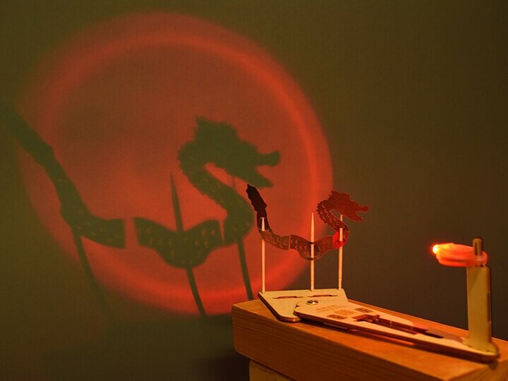 Dragon Shadow Puppet Kit