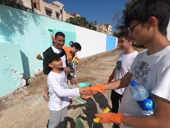 Student meets Young Moroccan