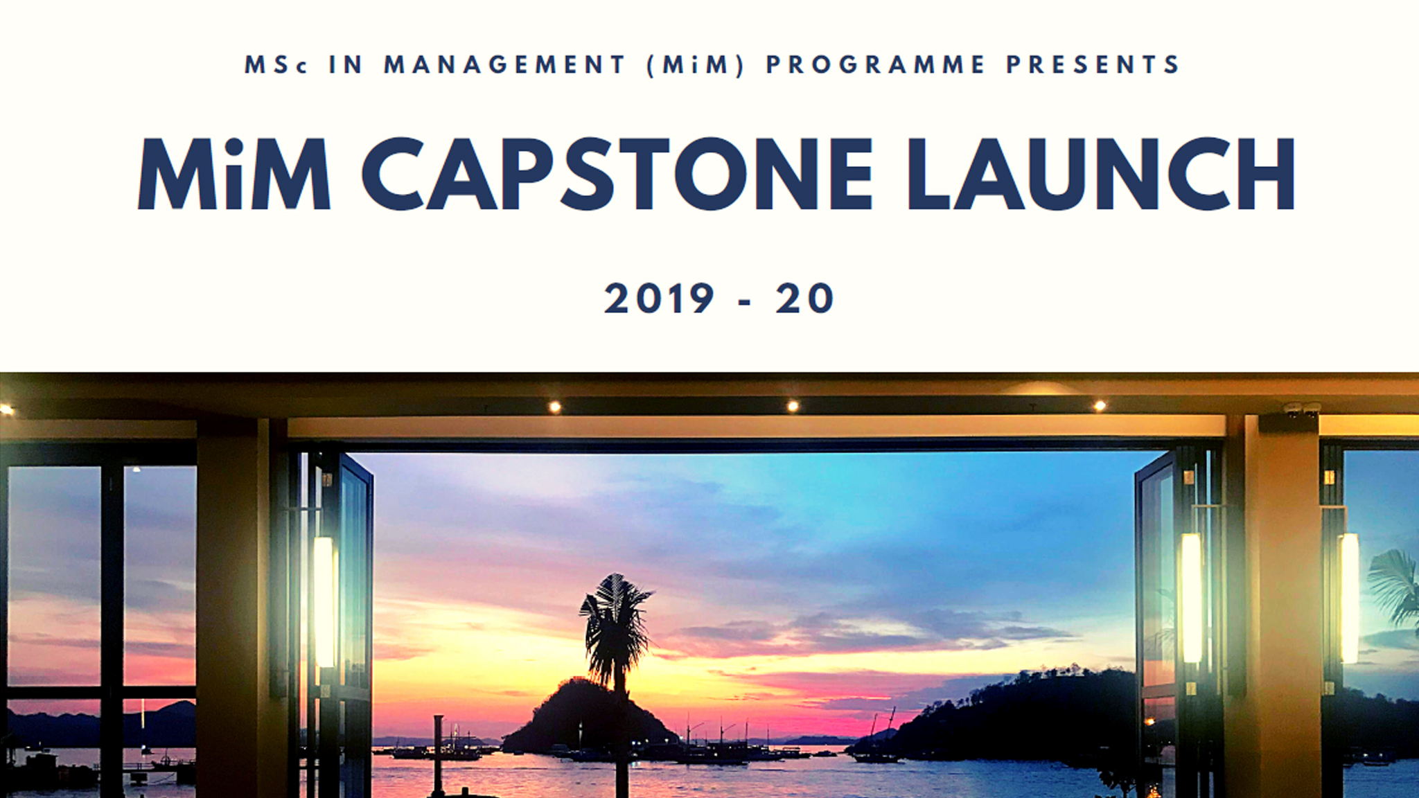 CUHK Business School MiM Capstone Case Launch