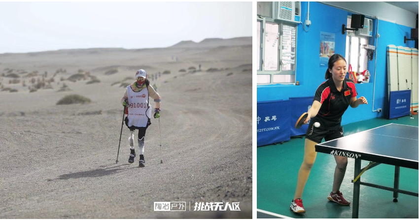 After rehabilitation, patients successfully finished the trip to Gobi Desert. 