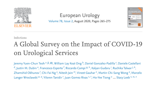 COVID-19 leads to disruptions in urological services