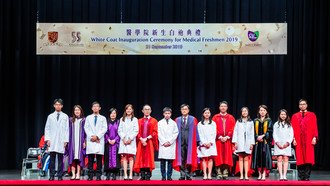 White Coat donning ceremony for CU Medicine medical freshmen 