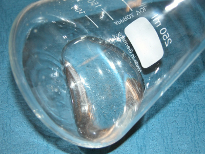 image: The eggshell powder was dissolved in a liquid mixture of aq. HCl and ethanol