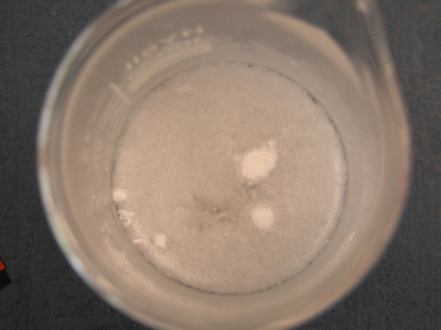 image: Aspirin was precipitated out from the acidified solution