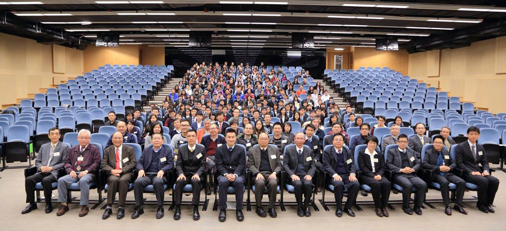 Staffs and students take a photo following the award ceremony