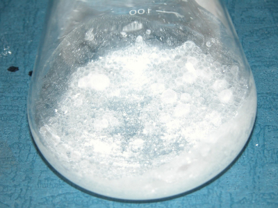 image: The tablet powder was dissolved in 3M hydrochloric acid