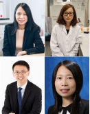 (Upper left to right) Prof. LUI Oi-lan, Kathy, Prof. TIAN Xiaoyu.
(Bottom left to right) Prof. WONG Hei, Sunny, Prof. LU Yi-Chun.