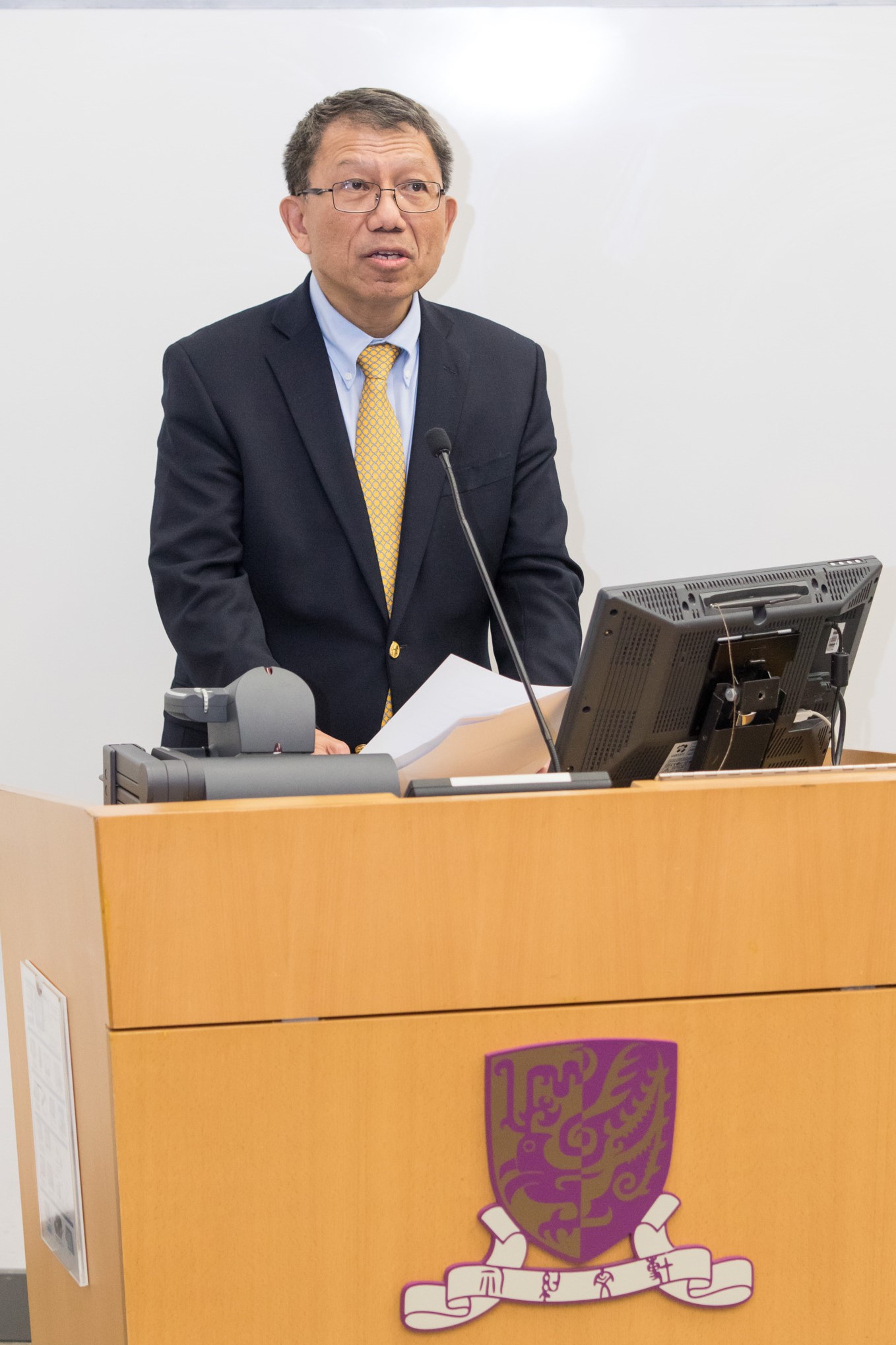 Prof. Rocky S. Tuan, Vice-Chancellor and President of CUHK, delivers the welcome address