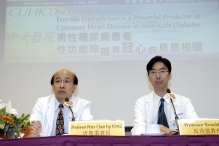 Professor Peter Tong (left) and Professor Ronald Ma, Department of Medicine and Therapeutics, CUHK