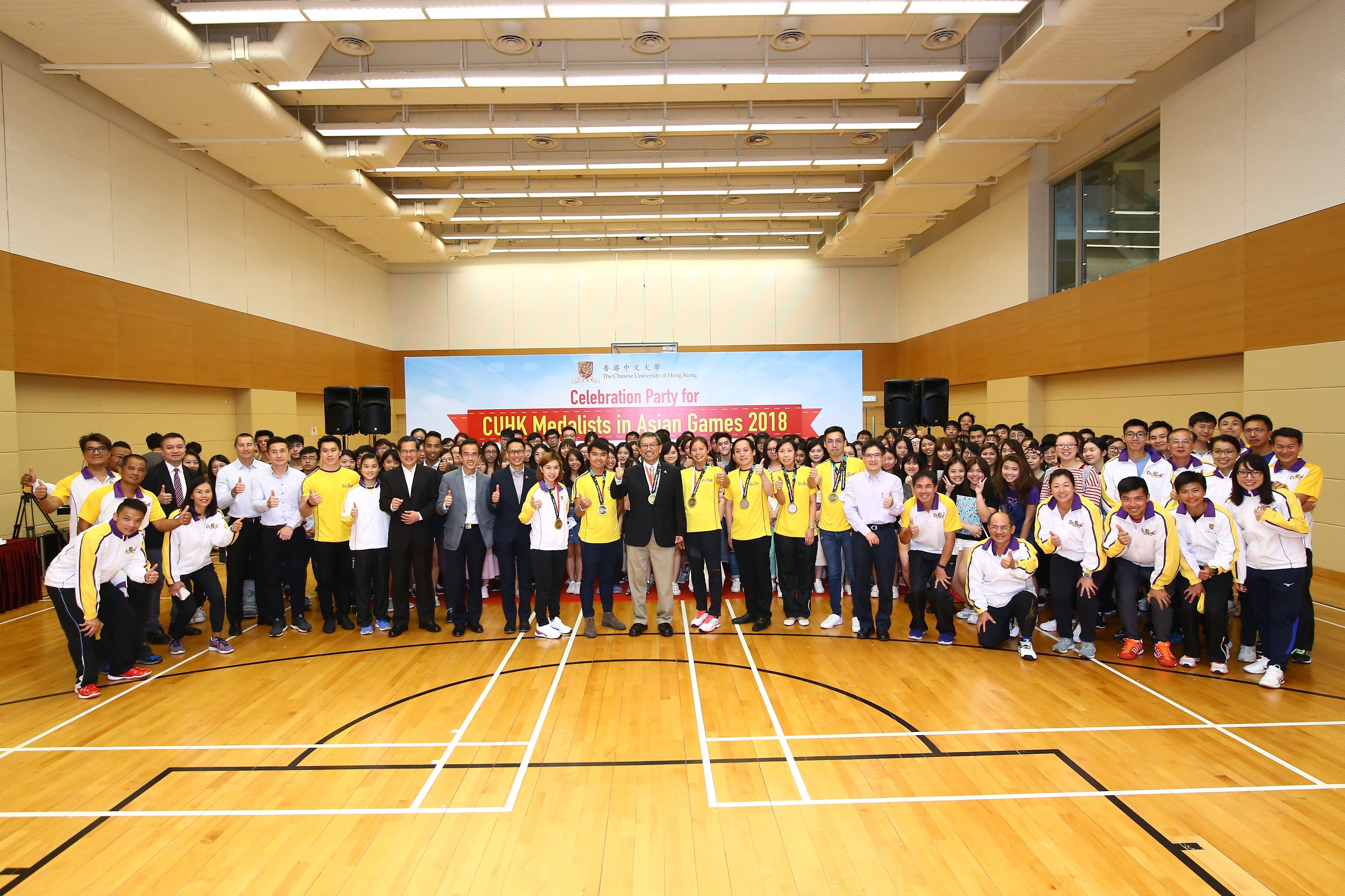 Group photo of participants of the celebration party.