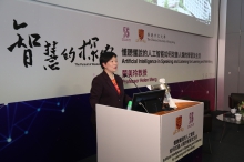 Professor Helen Meng from the Faculty of Engineering, The Chinese University of Hong Kong (CUHK), spoke on the topic “Artificial Intelligence in Speaking and Listening for Learning and Well-Being” in the fifth lecture of “The Pursuit of Wisdom” Public Lecture Series