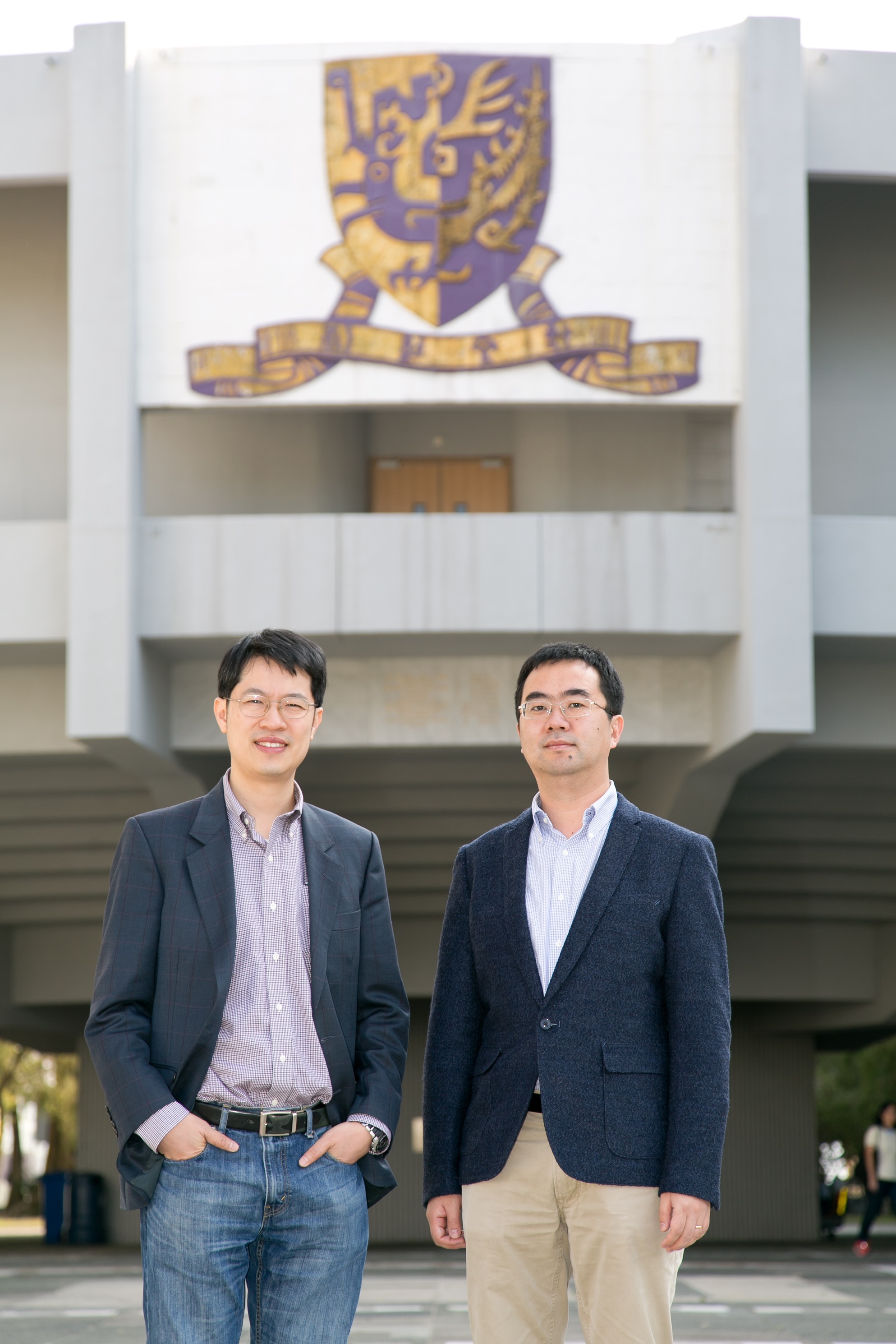 Prof. So Man-Cho Anthony, Assistant Dean (Student Affairs), Faculty of Engineering (left) and Prof Chen Nan, Programme Director of FinTech, CUHK.