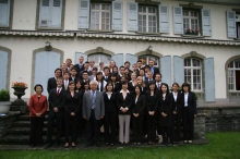 Students meet with Mr Dong Jin-yi, Chinese ambassador to Switzerland at the Chinese Embassy in Bern