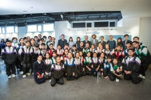 A group photo of the guests and visitors after the opening ceremony