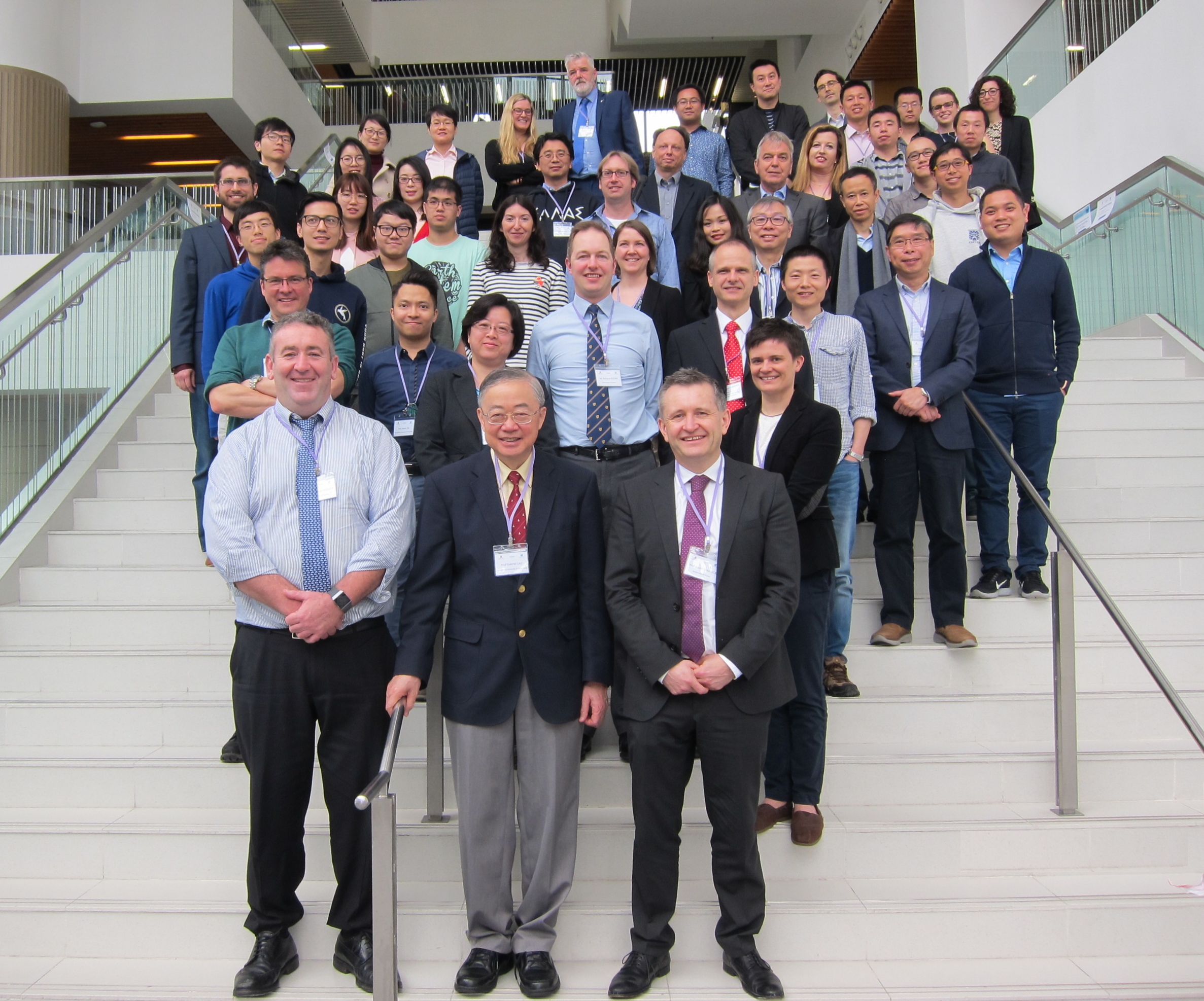 A group photo of the participants after the welcoming ceremony.