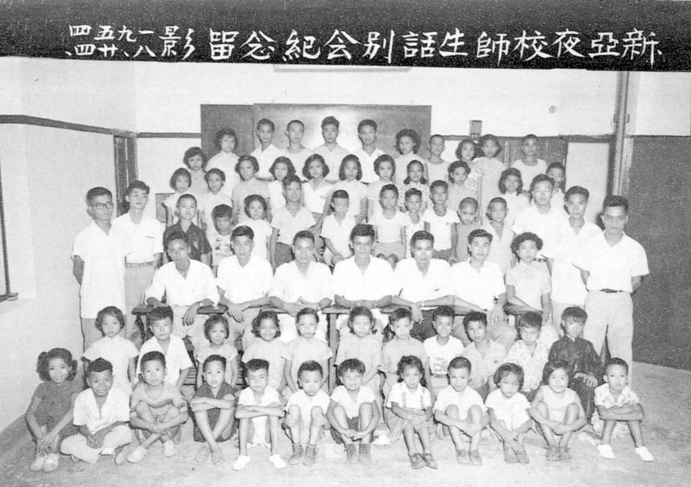 新亚夜校师生话别会 (1954)