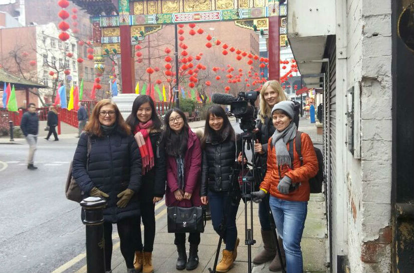 Filming with BBC3