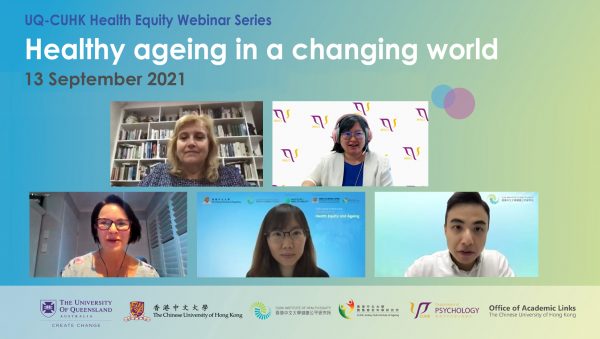 Joint webinar with UQ explores issues surrounding healthy ageing.