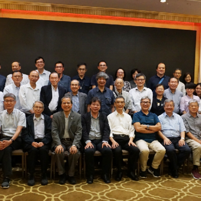 Farewell dinner (July 2020) (Prof. K.M. Chan, Prof. S.K. Kong, and Prof. K.P. Fung)