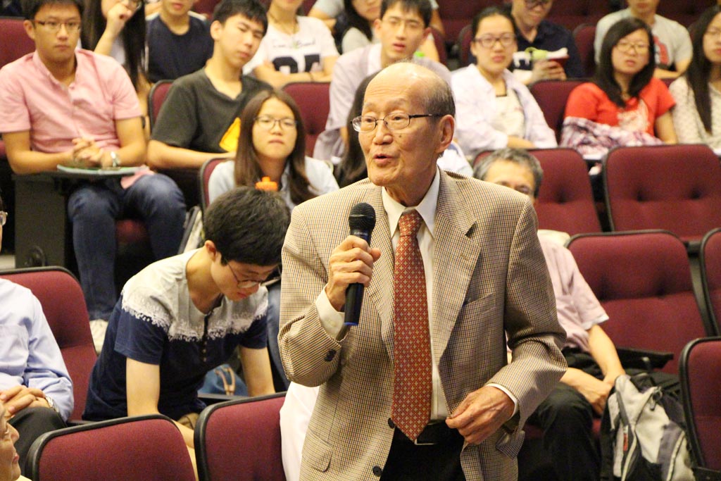 Dr. Lee Shiu responds to Prof. Sung’s speech