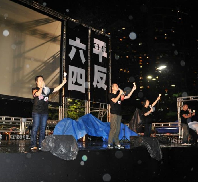 二零一三年滂沱大雨的六四晚會,成為了列明慧九了司儀生涯中最難忘的一次。