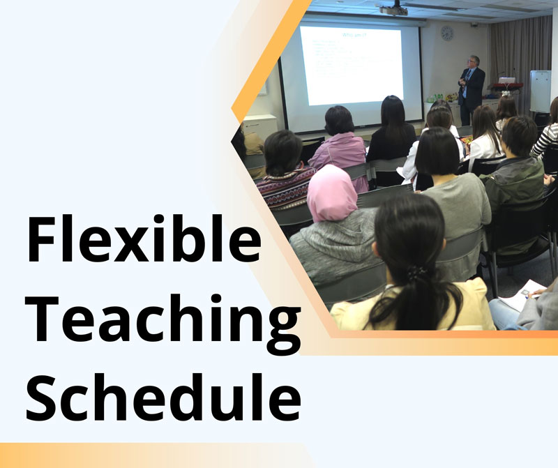 Flexible Teaching Schedule