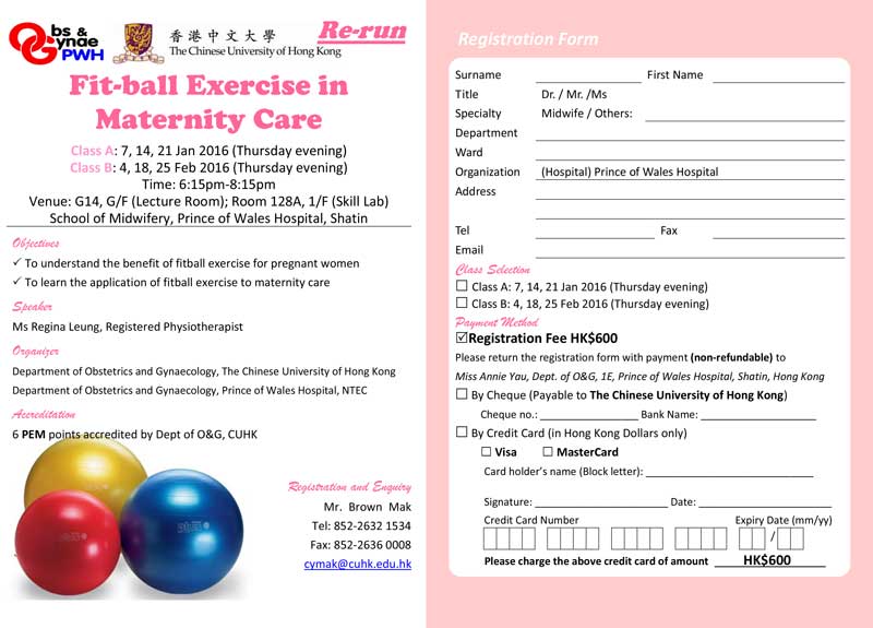 2016.02.04 Fit-ball Exercise in Maternity Care