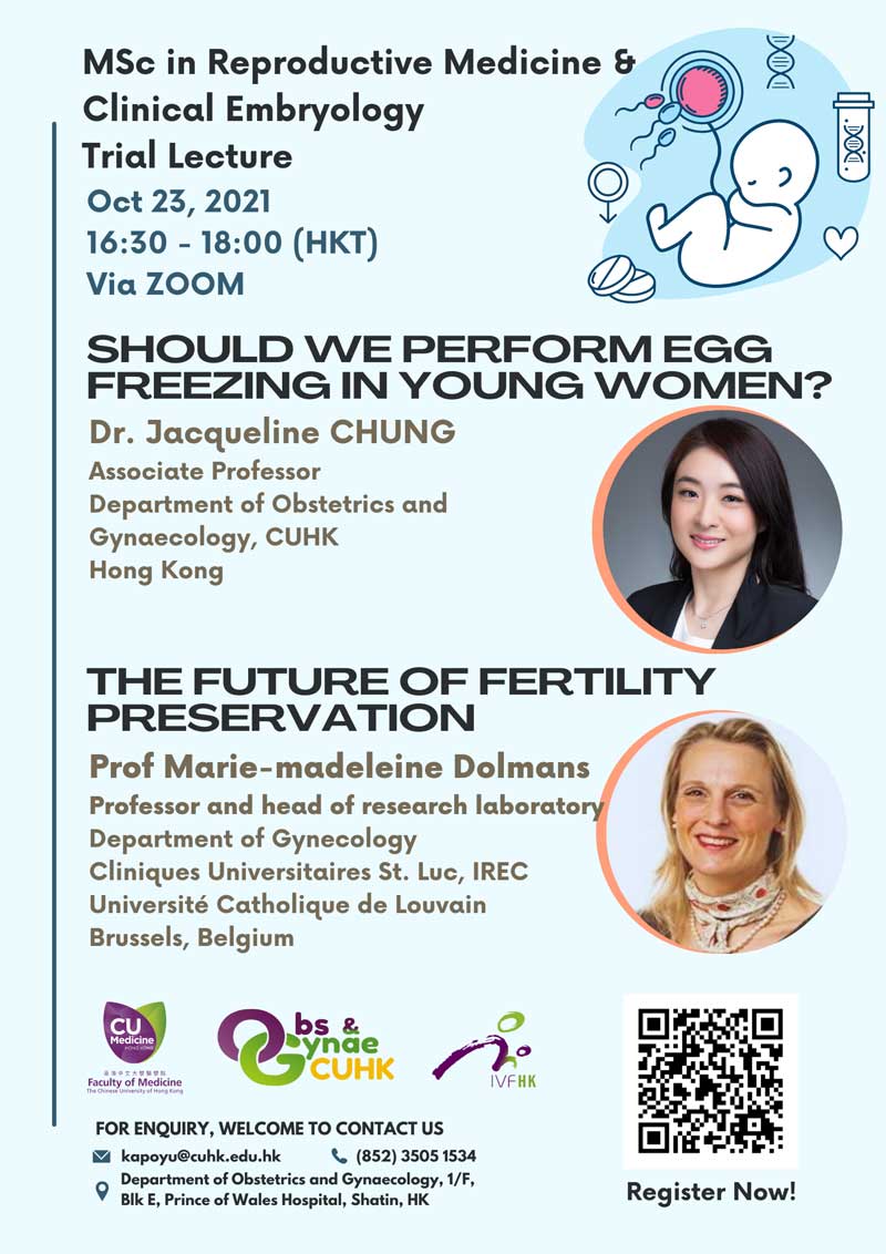 Webinar on The Future of Fertility Preservation @ Live on Zoom