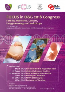 FOCUS in O&G 2018 Congress @ Postgraduate Education Centre, Prince of Wales Hospital